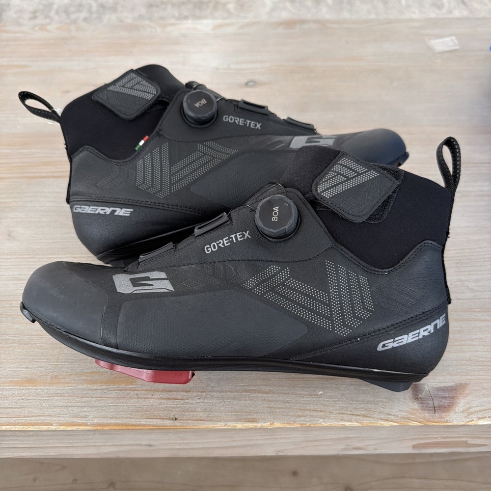 Gaerne G.ICE-STORM MTB 1.0 GORE-TEX BLACK Cycling Shoes Size 46 Used Great Cond